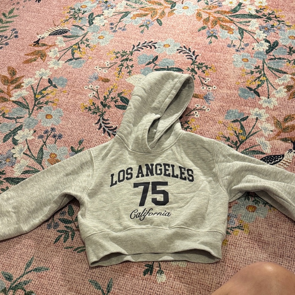 Zara Kids Gray Los Angeles Hoodie